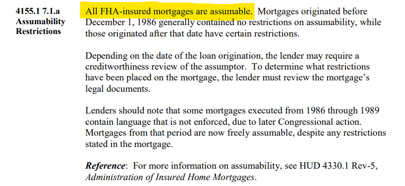 Is Your Mortgage Assumable?